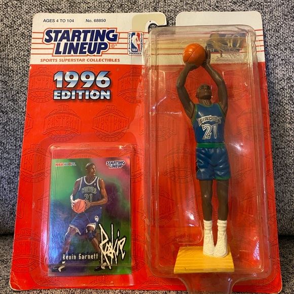 NBA Starting Lineups action figures Scottie Pippen Kevin Garnett Reggie Miller - Picture 2 of 11
